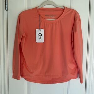 NWT Zyia Coral Sea Breeze Long Sleeve athletic Top Sz XXS